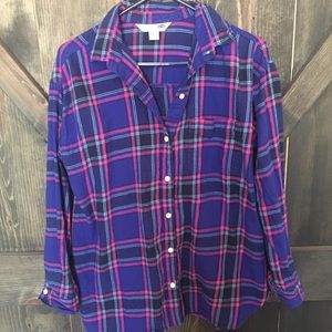 Flannel button down